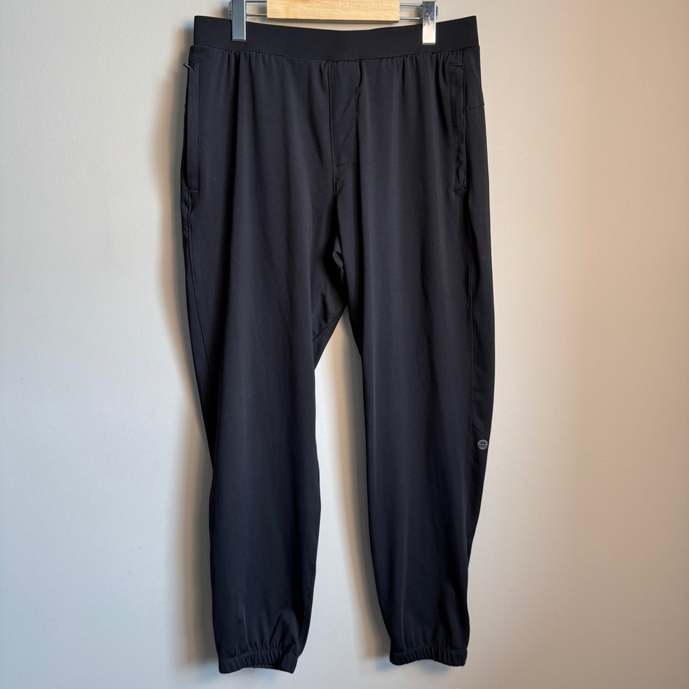 Mondetta Outdoor Project Black Athletic Jogger Track‎ Pants Elastic Waist Medium